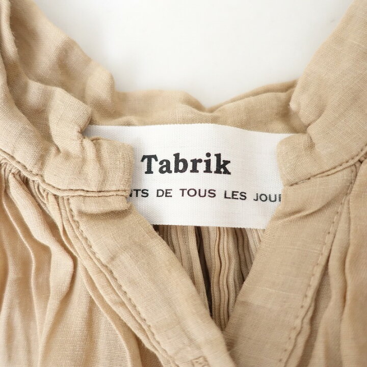 楽天市場】タブリク Tabrik 植物染 ラミーギャザーブラウス 【中古 