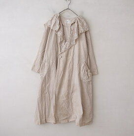 【未使用/2025SS/定価10.5万】ガサ GASA 挨拶を交わすレースカラーコート - 【中古】【62E52】