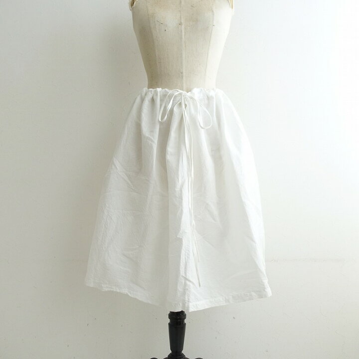 定価1 7万 ズーズーダウ jujudhau KINCHAKU SKIRT キンチャクスカート ホワイト 中古 81F52 ブランド古着買取drop
