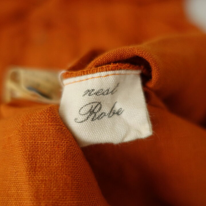 楽天市場】【定価2.0万】ネストローブ nest Robe リネン半袖ワンピース 