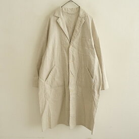 【定価3.5万】アップサイクルリノ×サイフアンドハズバンド UpcycleLino×WIFE&HUSBAND アトリエコート 1 【中古】【20H52】