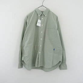 【美品/定価5.3万】45アールピーエム R45RPM 180番三子の908オーシャンボタンダウンシャツ 3 【中古】【72H52】