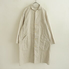 【定価3.5万】アップサイクルリノ×ワイフアンドハズバンド UpcycleLino×WIFE&HUSBAND アトリエコート 1 【中古】【40J52】