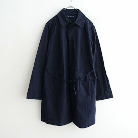 【染】カディー&コー Khadi and Co 紐付き羽織ラップコート - 【中古】【41J52】