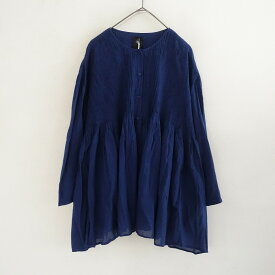 【美品/2025SS/定価3.5万】メゾンドソイル maison de soil 80s ORGANIC STRIPE CREW-NECK SHIRT 2 【中古】【52J52】