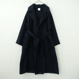 【定価18.0万】トゥジュー TOUJOURS ウールカシミヤ混オーバーサイズロングトレンチコート 2 【中古】【03J52】