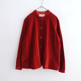 カディー&コー Khadi and Co スタンドカラーベルベットジャケット M 【中古】【91K52】