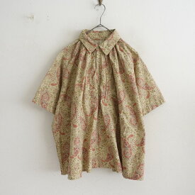 【2025SS/定価3.5万】エンジニアードガーメンツ ENGINEERED GARMENTS ペイズリープリント LAB Shirt 1 【中古】【20L52】