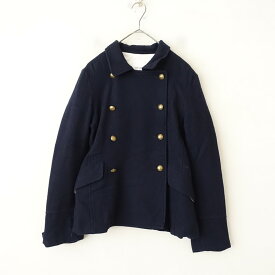 トゥジュー TOUJOURS ウールブレンドピーコート 【中古】【40L52】