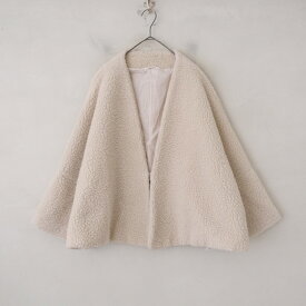 トゥジュー TOUJOURS BOA shawl jacket ボアショールジャケット F 【中古】【03A62】