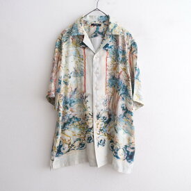 【2025/定価6.6万】ターク TAAKK SILK OPEN COLLAR SHIRT シルクオープンカラーシャツ 2 【中古】【72B62】