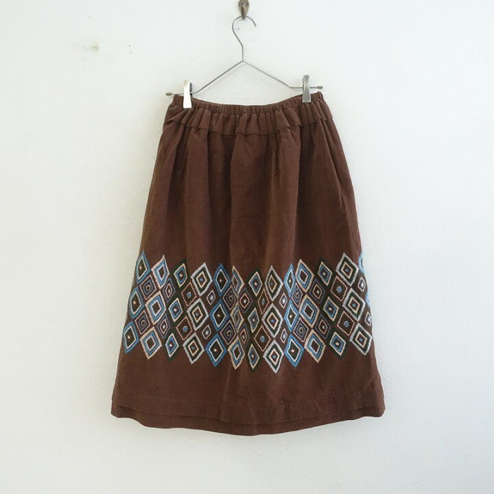 mina perhonen laundry 刺繍のスカート 未使用 定価3.9万 ミナ 