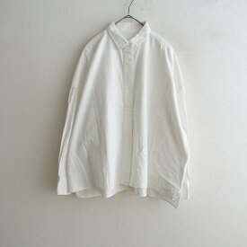 トゥジュー TOUJOURS コットン長袖ワイドシャツ F 【中古】【13G62】