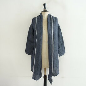【美品】トゥジュー TOUJOURS リネン羽織 F 【中古】【91H62】