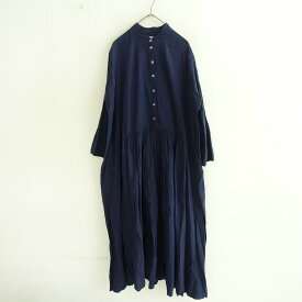 カディー&コー Khadi and Co カディコットンスタンドカラーシャツワンピース S 【中古】【91I62】