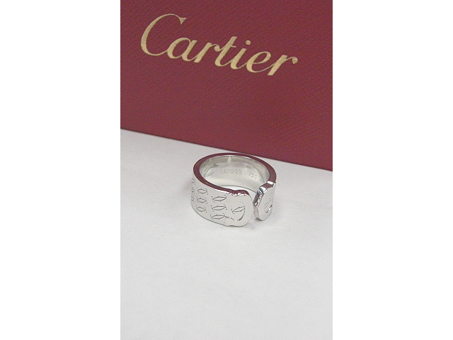:限定品 カルティエ 2C 数量限定価格 リング 750 中古 Cartier WG 指輪 最適な材料