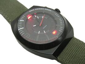 :ディーゼル メンズ 腕時計 DIESEL クォーツ 時計DZ1412 キャンバスベルト カジュアル オールブラック【中古】