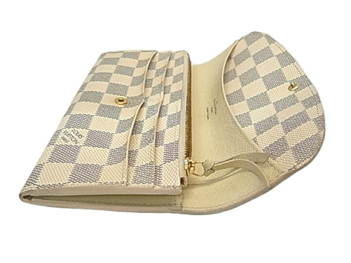 楽天市場】:ルイヴィトン ダミエ アズール 長財布 N63021  