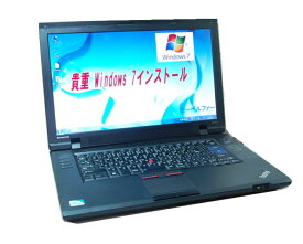 貴重 90日保障 WINDOWS 7 LENOVO SL510 ご購入時選択（言語：日本語・英語）　（メモリー2G〜3G）★デュアル高速CPU セルロンデュアル T3100 DVDマルチ（DVD書込）　 無線　フルセット【中古】