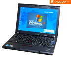 選べるOS XP OR WINDOWS7　言語(日本語・英語・中国語）すぐに使える ワイド液晶 持ち運び可能モバイルで無線LANで便利 lenovo X200I/s デュアルコアCore2Duo 1.86G/2.0Gメモリー/250Gハード　【中古】
