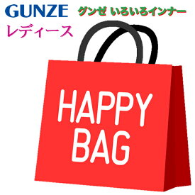 【送料無料】【グンゼ福袋】【レディース 女性 婦人】【グンゼ】【GUNZE】【インナー】【福袋】【4点】【サイズ違い・複数購入OK】グンゼ ハッピーバッグ お楽しみ袋 大赤字太っ腹企画 ランダム4点詰め込み 返品交換不可（沖縄県・離島対象外）豪華4点福袋 サイズ:M L LL