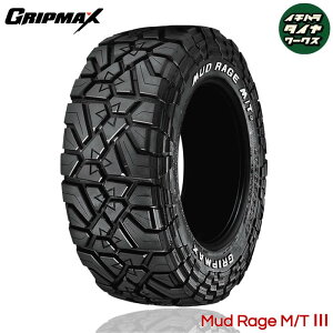 GRIP MAX Mud Rage M/T 3(�O���b�v�}�b�N�X �}�b�h���C�W M/T 3) 265/65R18 122/119 1�{���i �@�l�A�V���b�v�͑�������
