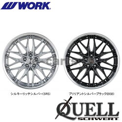 【タイヤ・ホイール4本セット】◆WORKSCHWERTQUELL◆シュヴァートクヴェル◆F:225/40-19R:225/40-19◆タイヤ・ホイール新品4本(1台分)