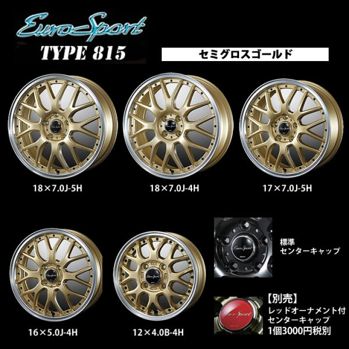 楽天市場】【新品ホイール 1本（交換、補修用）】ブレスト ユーロ 