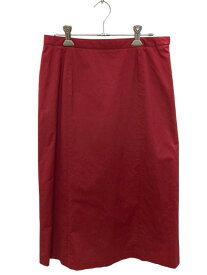BURBERRY LONDON/バーバリーロンドン/サイズ40/ミモレ丈スカート/レッド/レディース/FG0305