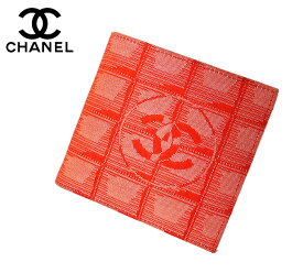 【CHANEL】シャネル ニュートラベルライン　2つ折り　財布 レッド　赤　サイフ　RA1224【中古】