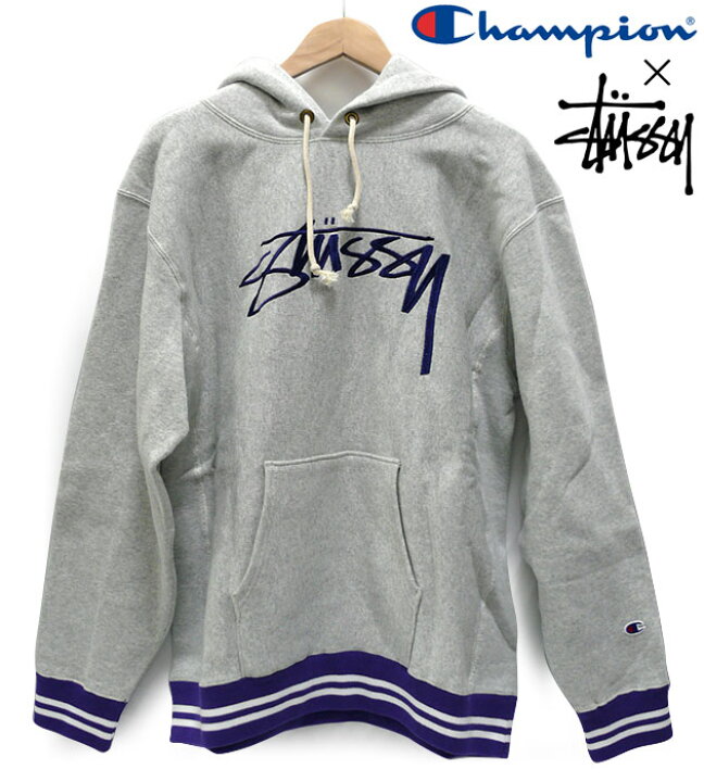 楽天市場】【STUSSY × Champion】 ステューシー × チャンピオン プル 