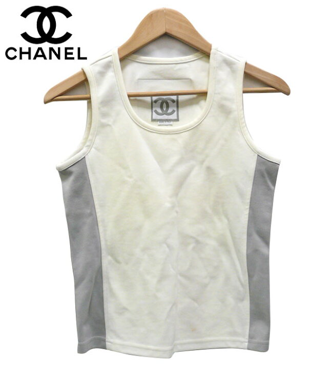 楽天市場】【CHANEL】 シャネル スポーツライン タンクトップ サイズ38  