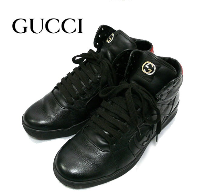 楽天市場】【GUCCI】グッチ インターロッキングG ハイカット レース 