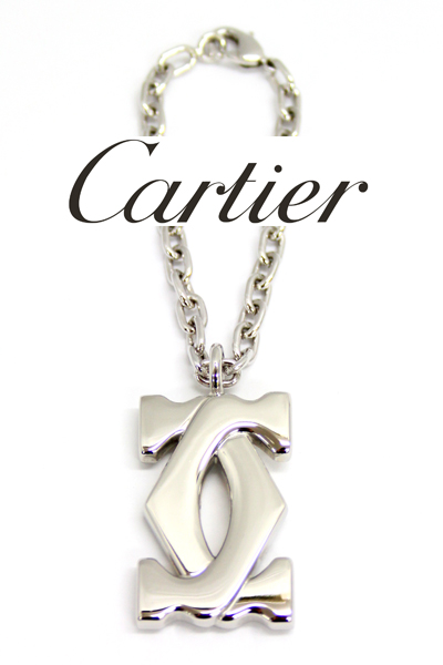 カルティエ Cartier 2C ロゴチャーム キーリング 未使用品 www