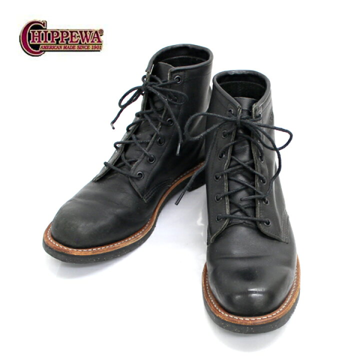 楽天市場】【CHIPPEWA】チペワ プレーントゥ ブーツ 90sヴィンテージ  