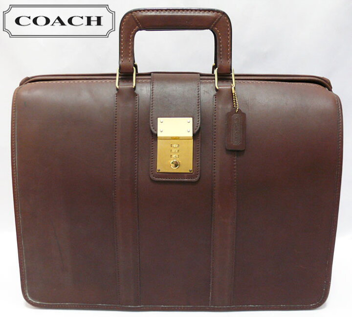 楽天市場】【COACH】コーチ レザーダレスバッグ ハンドバッグ ブラウン 