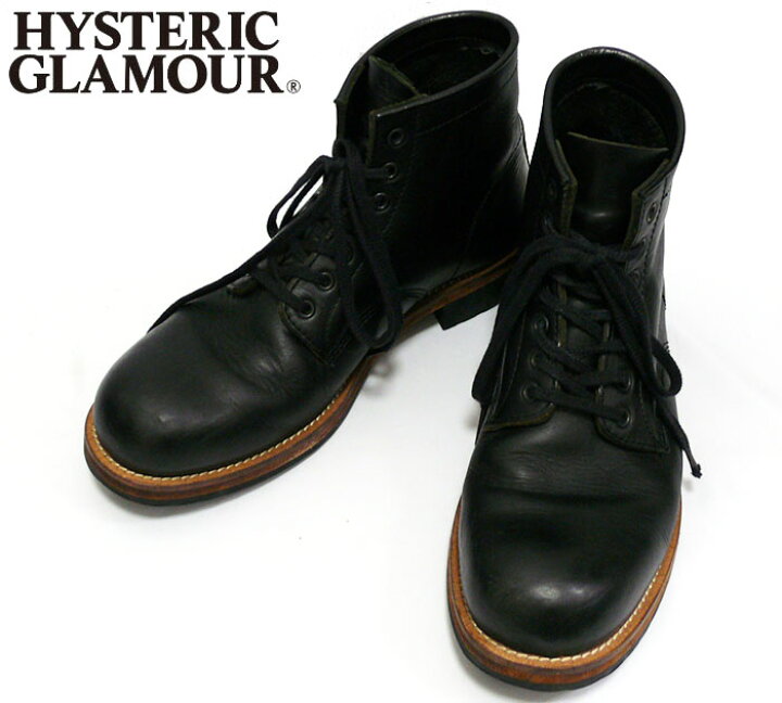楽天市場】【ヒステリックグラマー】HYSTERIC GLAMOUR モカシンブーツ 