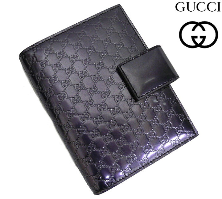 楽天市場】【GUCCI】グッチ マイクロGG エナメルグッチシマ アジェンダ 