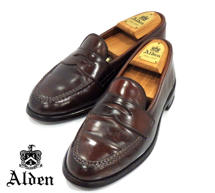 楽天市場】【ALDEN】オールデン ＃986 サイズ7 1/2 バンラスト ペニー 