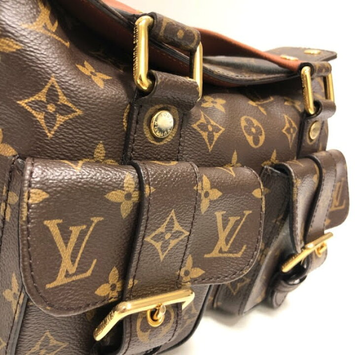 楽天市場】【LOUIS VUITTON】ルイヴィトン LV マンハッタン 2WAYバッグ 