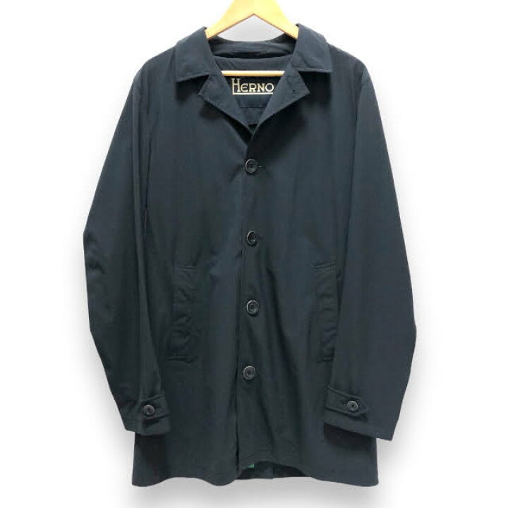 楽天市場】【HERNO】ヘルノ ストレッチ ナイロン ステンカラーコート 