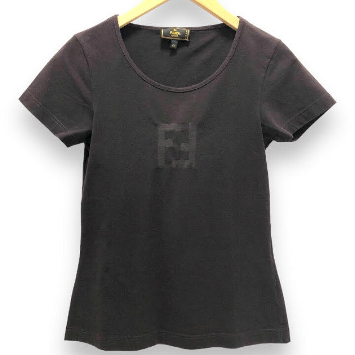 楽天市場】【FENDI】フェンディ ロゴシースルー Tシャツ ブラウン 