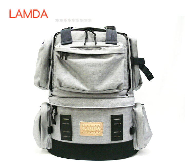 楽天市場】【LAMDA】ラムダ カメラザック 3型 40L メンズ グレー 