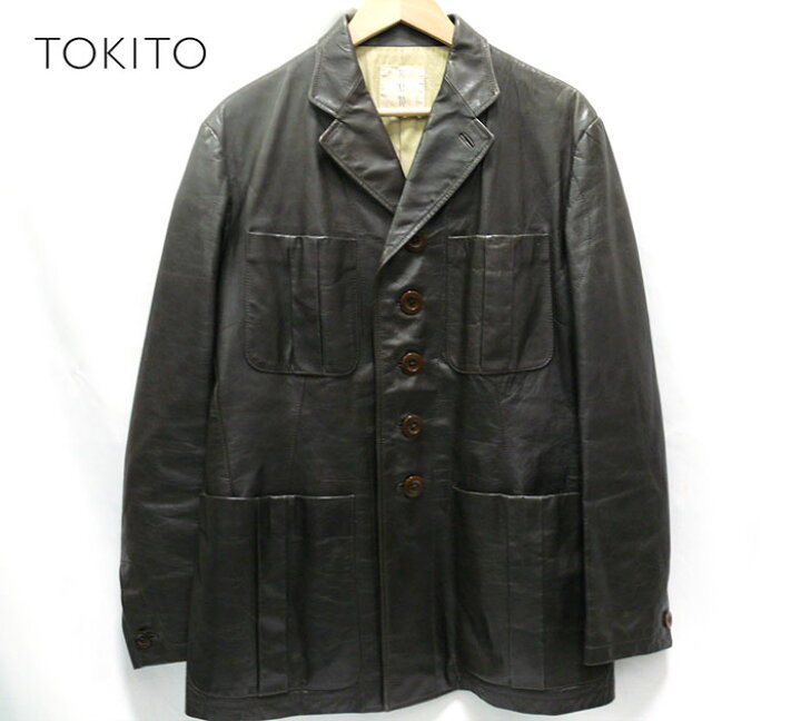 楽天市場】【TOKITO】トキト レザージャケット サファリ テーラード 