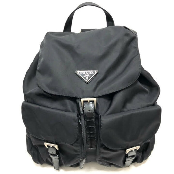 楽天市場】美品 【PRADA】プラダ 三角ロゴ テスートナイロン リュック 