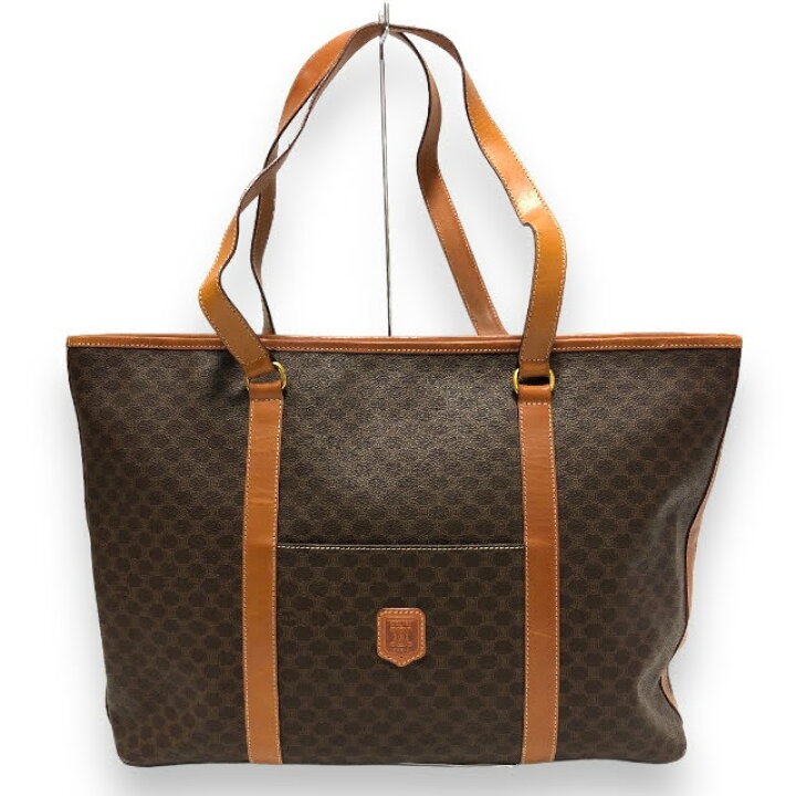 楽天市場】【CELINE】セリーヌ マカダム柄 トートバッグ ブラウン  
