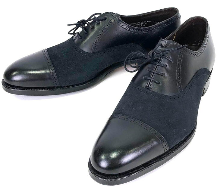 楽天市場】未使用 【GRENSON】グレンソン スエード切替 パンチド 