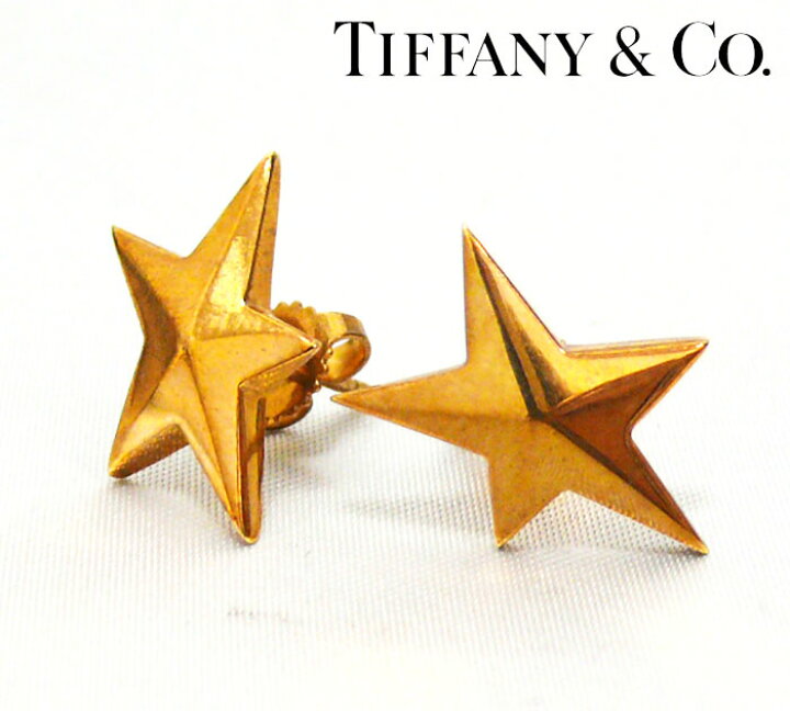 楽天市場】【Tiffany & Co】ティファニー K18 スターモチーフ ピアス 