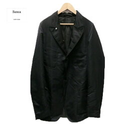 Sanca サンカ ナイロンツイルジャケットブラック サイズ2 日本製 【中古】