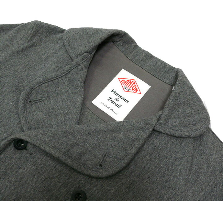 楽天市場】【DANTON】ダントン Pジャケット Pコート グレー サイズ40  